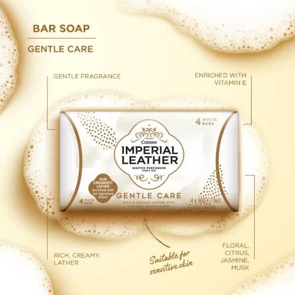 Imperial Leather Gentle Care Bar Soap 4 pack