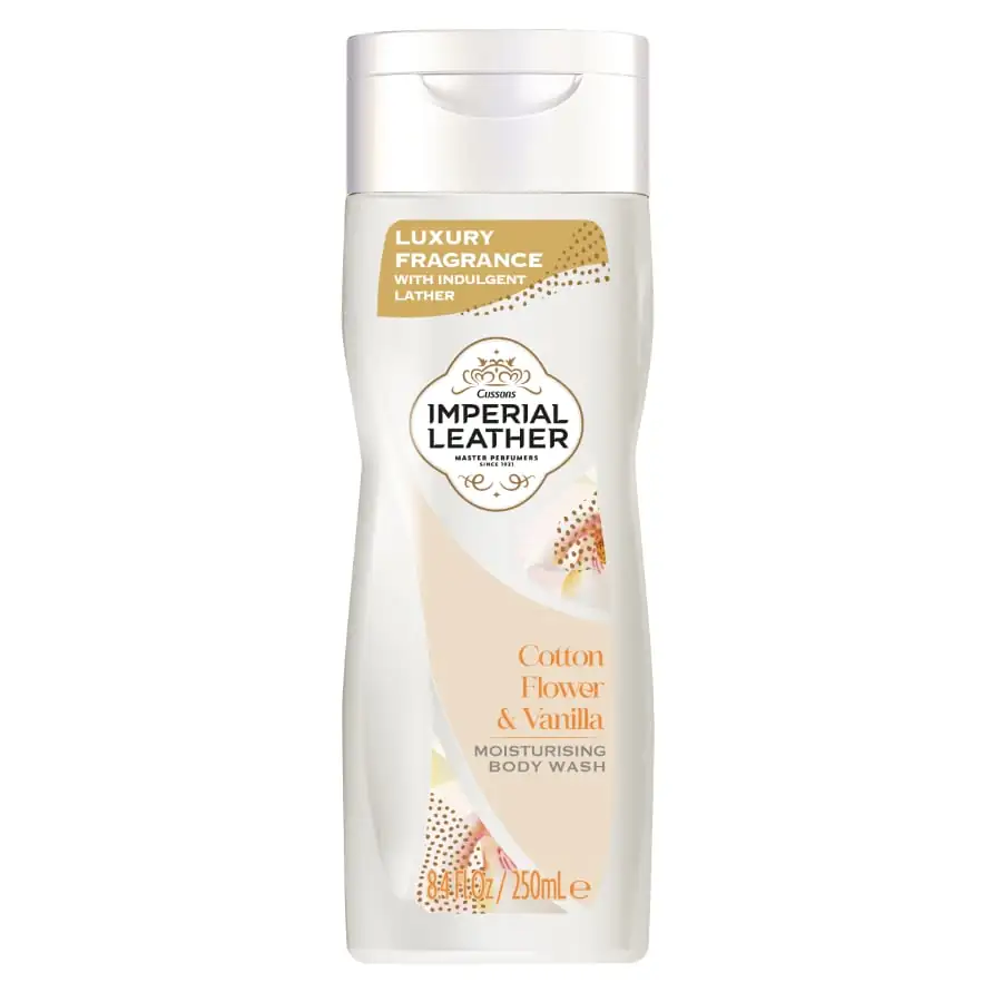 Imperial Leather Moisturising Body Wash Cotton Flower and Vanilla Orchid 250ml