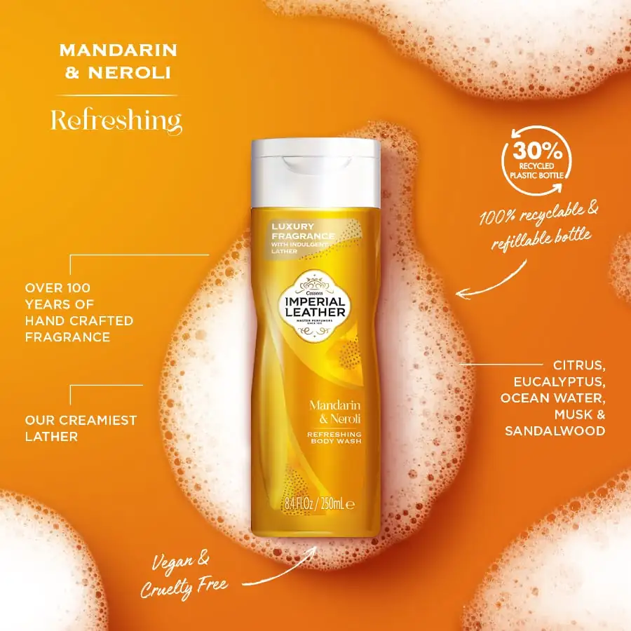 Imperial Leather Refreshing Body Wash Mandarin and Neroli 250ml