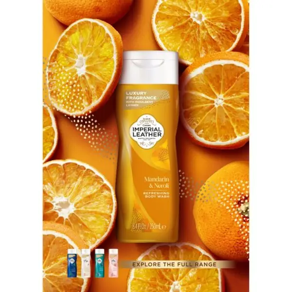 Imperial Leather Refreshing Body Wash Mandarin and Neroli 250ml