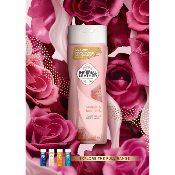 Imperial Leather Pampering Body Wash Mallow and Rose Milk 500ml