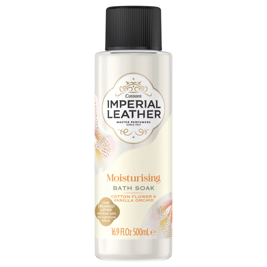 Imperial Leather Moisturising Bath Soak Cotton Flower and Vanilla Orchid 500ml