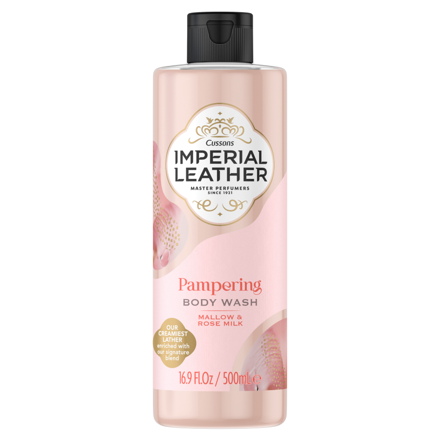 Imperial Leather Pampering Body Wash Mallow and Rose Milk 500ml ...