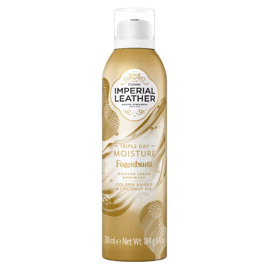 Imperial Leather Foamburst Triple Day Moisture Golden Amber & Coconut Oil