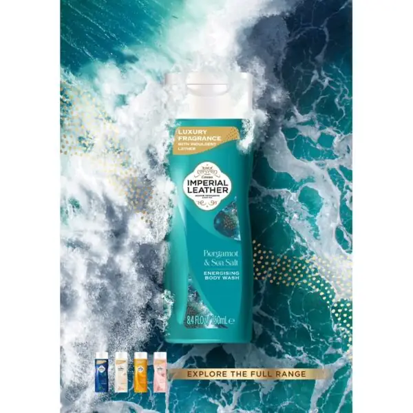 Imperial Leather Energising Body Wash Bergamot and Sea Salt 250ml
