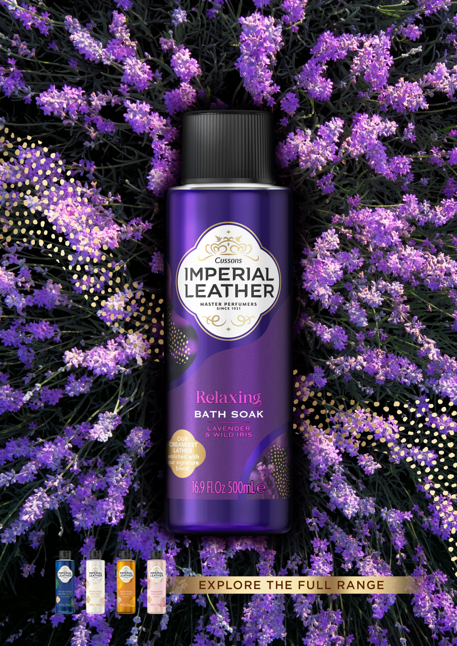 Imperial Leather Relaxing Bath Soak Lavender & Wild Iris 500ml ...