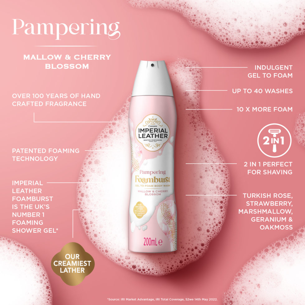 Imperial Leather Pampering Foamburst Mallow & Cherry Blossom Imperial