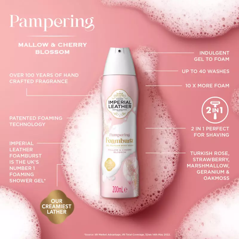 Imperial Leather Pampering Foamburst Mallow & Cherry Blossom - Image 4