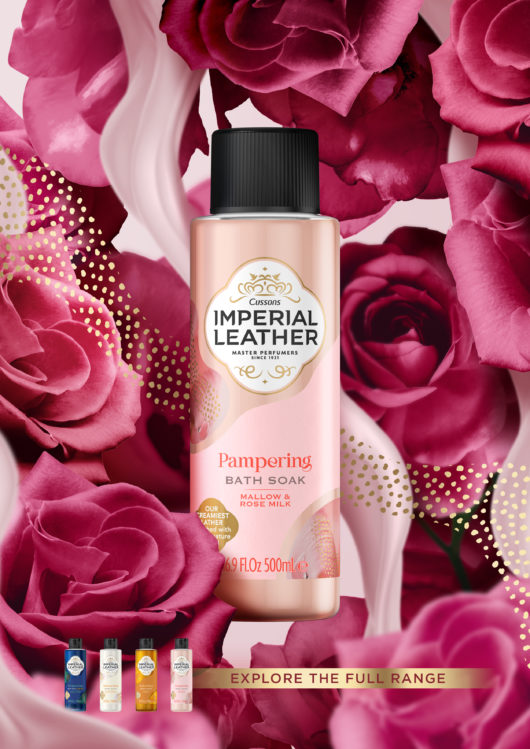 Imperial Leather Pampering Bath Soak Mallow and Rose Milk 500ml