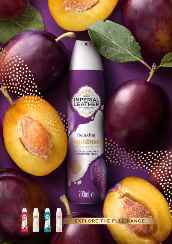 Imperial Leather Relaxing Foamburst Plum Blossom & Cashmere Musk - Image 4