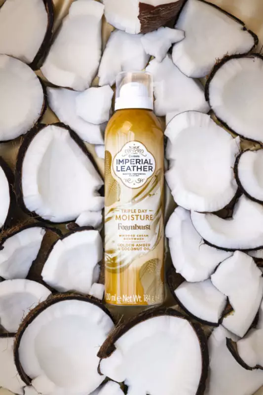 Imperial Leather Foamburst Triple Day Moisture Golden Amber & Coconut Oil - Image 2