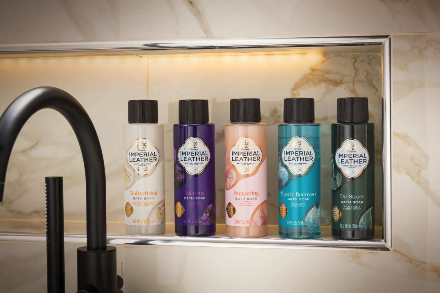 Imperial Leather Muscle Recovery Bath Soak Bergamot and Sea Salt 500ml