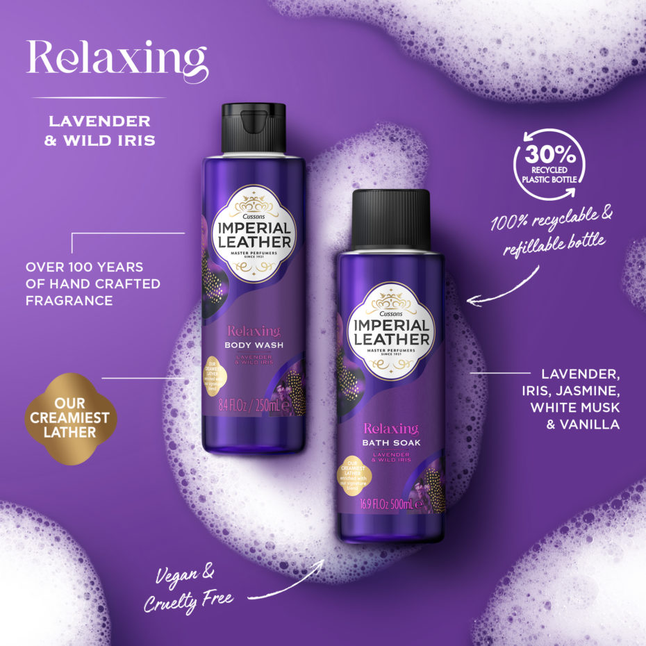 Imperial Leather Relaxing Bath Soak Lavender & Wild Iris 500ml